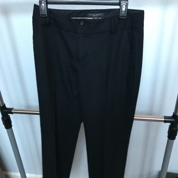 Black Banana Republic Stretch Slacks - Picture 1 of 4